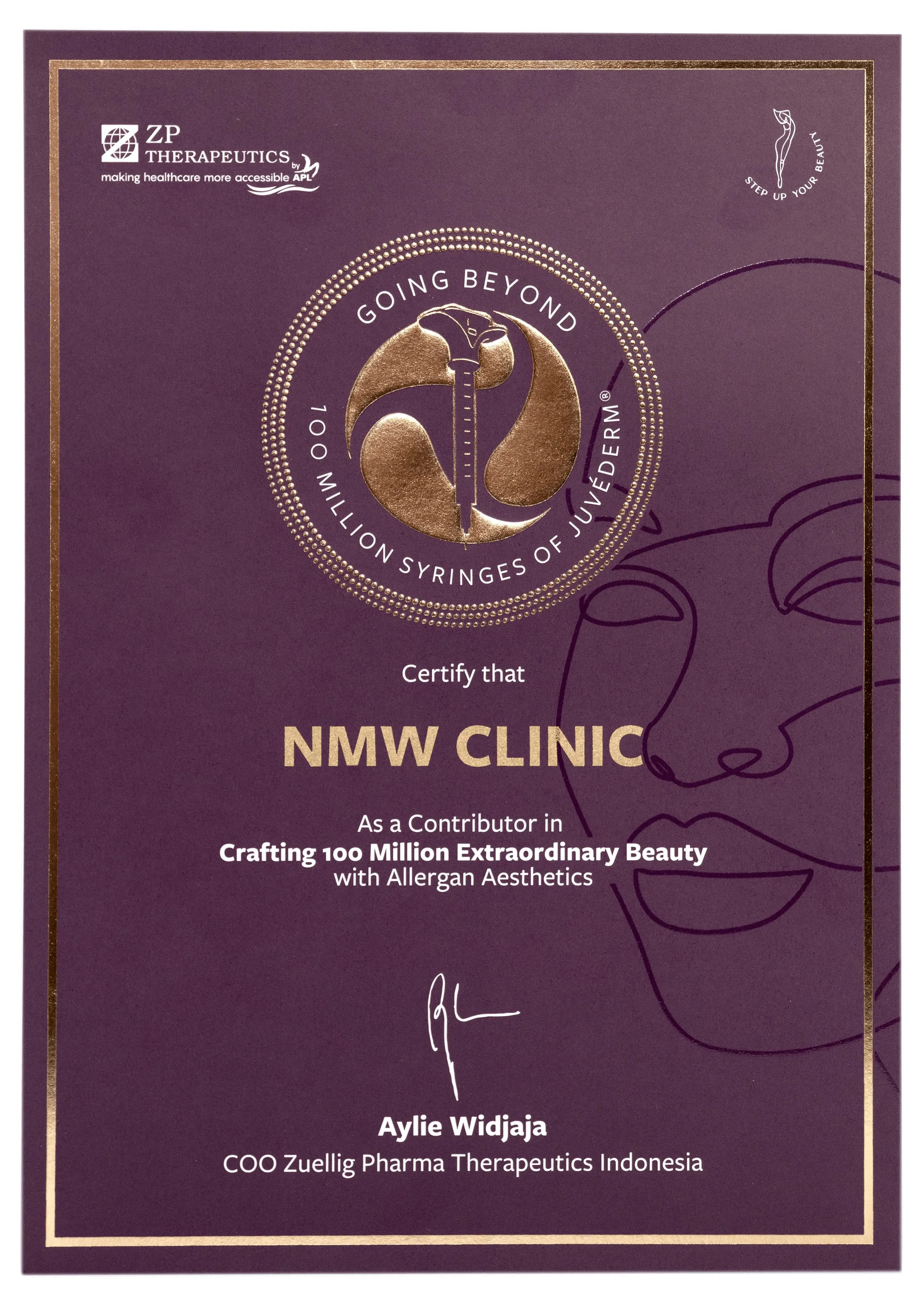 NMW CLINIC GOING BEYOND 100 MILLIONS OF SYRINGES OF JUVEDERM